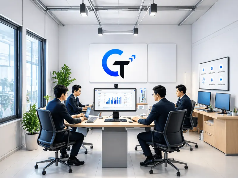 Gautam Technologies office — product engineering team based in India